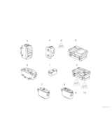 Przełącznik podn. szyby przedniej - 61311374491