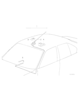 Uchwyt przewodu - 61131381722