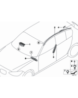 Oryginał BMW - 72127221045