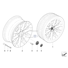 Obręcz koła aluminiowa - 36116768855