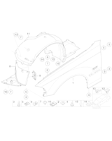 Nadkole M3 - Oryginał BMW - 51712695663