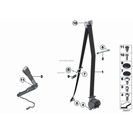 Oryginał BMW - 72117243307