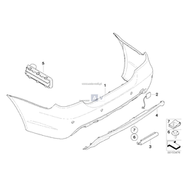 Tylny odpowietrznik, lewy - 64226935439