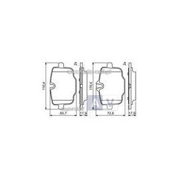 KLOCKI HAM. BMW T. 5/6/7 2,0-4,4 09-
