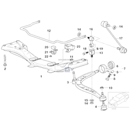 Stabilizator przedni - 31351095150