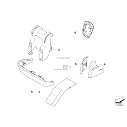 Osłona mechanizmu ryglowania - 52309124393