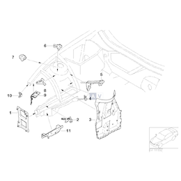 Mocowanie stabilizatora, prawe - 41117161494