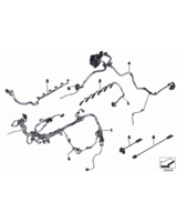 Wiązka przewodów silnik/moduł wtrysk. - 12518508112