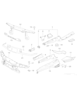 Element zewnętrzny podłużnicy prawej - 41118168910