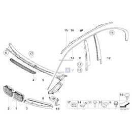 Listwa ozdobna dachu gruntowana prawa - 51138208498