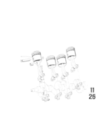 Tłok Mahle - 11251261890