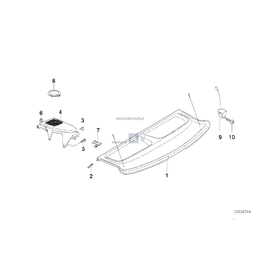 Osłona boczna prawa - 51438189204