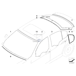 Tylna szyba zielona, tylko w połączeniu z - 51317138639