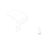 Panel zewn. ramy dachu, lewy - 41003427199