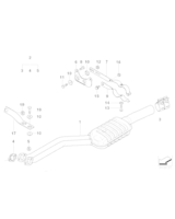 Katalizator patrz HG11, Tłumik wstępny - 18101440362