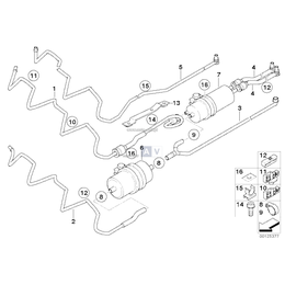 Filtr paliwa z regulatorem ciśnienia - 16126754017