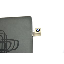 Notatnik notes szary BMW z ponadczasowym logo z nerek / grilli - 80242411118