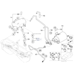 Przewód odpowietrzający - 16116753210