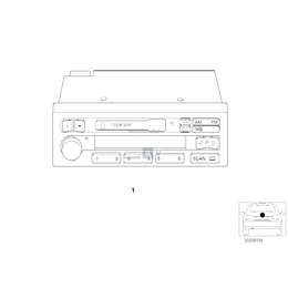 Radio BMW - 65128364944