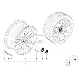 Opona Dunlop, Zestaw kół kpl. alu. letnich - 85229408708