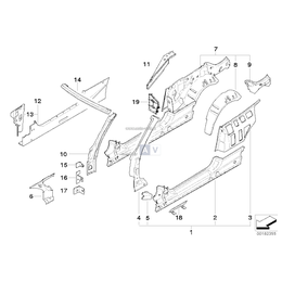 Element progu lewy - 41007179551