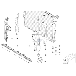 Uszczelka lewa - 17117514399