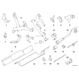 Uchwyt przewodu, tylko w połączeniu z - 12527515660