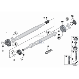 Wspornik centralny, aluminium - 26127642157