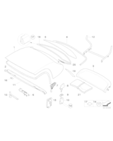 Mocowanie Hardtop'u, prawe - 54348269714