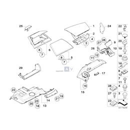 Kształtka z pianki słupka A - 51433412121