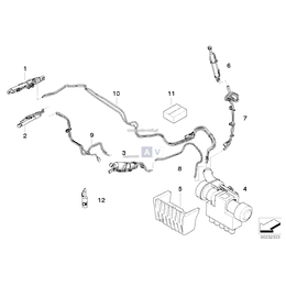 Przewód hydrauliczny lewy - 54377128770