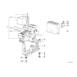 Wspornik agregatu hydraulicznego - 34511140390