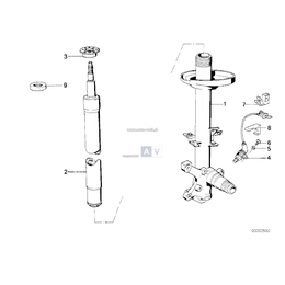 Wkład amortyzatora - 31321139409