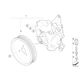 Pompa wspomagania układu kierowniczego - 32416766702
