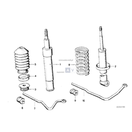 Stabilizator przedni - 31351113024