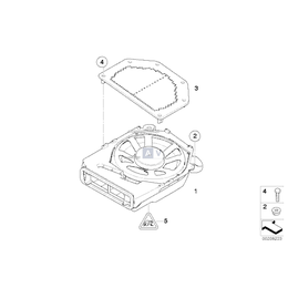 Osłona głośnika niskotonowego - 65136925337