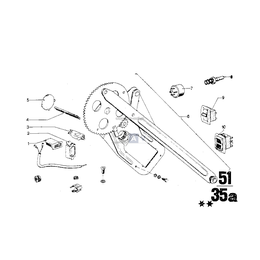 Elektr.siłownik szyby przedni prawy - 51331818996