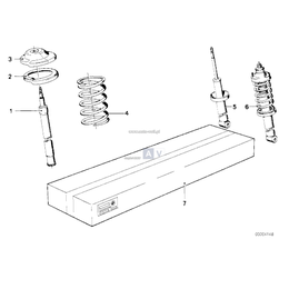 Wkład amortyzatora - 31321121431