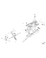 Mechanizm włączania biegów - 25161421246