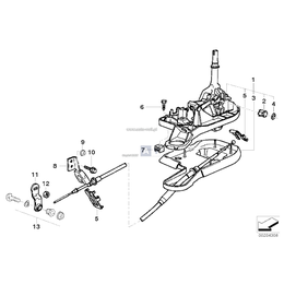 Mechanizm włączania biegów - 25161421246