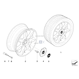 Oryginał BMW - 36136862441