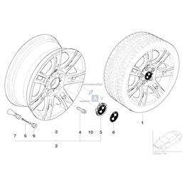 Oryginał BMW - 36111095374