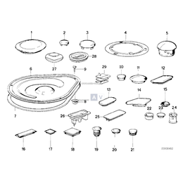 Końcówka gumowa - 51711964279