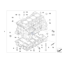 Oryginał BMW - 11110429889