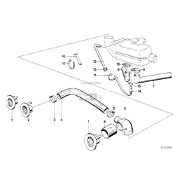 Przewód elastyczny powietrza - 64121366166