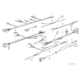 Wiązka przewodów dod. wentylatora - 61121380221