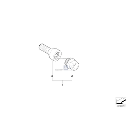 Kpl. śrub zabezpieczających - 36136786419