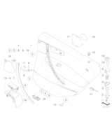 Kratka głośnika lewa - 51423419425