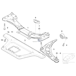 Reinforcement plate - 51718260810