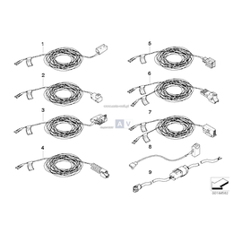 Kabel napr. bocz. pod. pow./sterownik - 61116939942